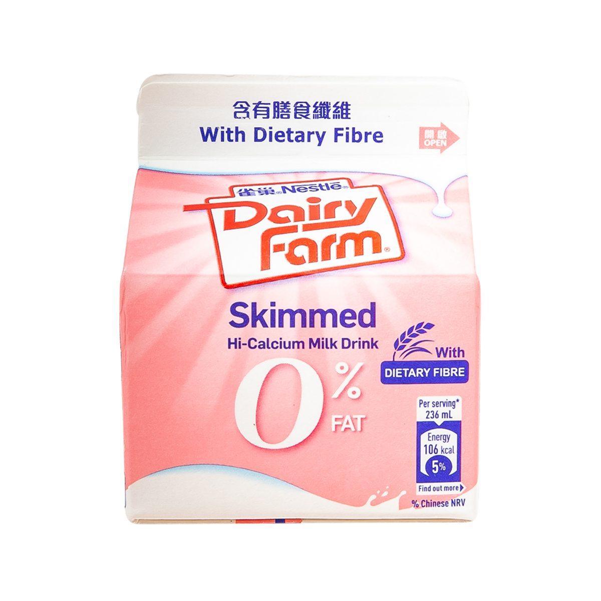 NESTLE Dairy Farm Skimmed Hi-Calcium Milk Drink (236mL)