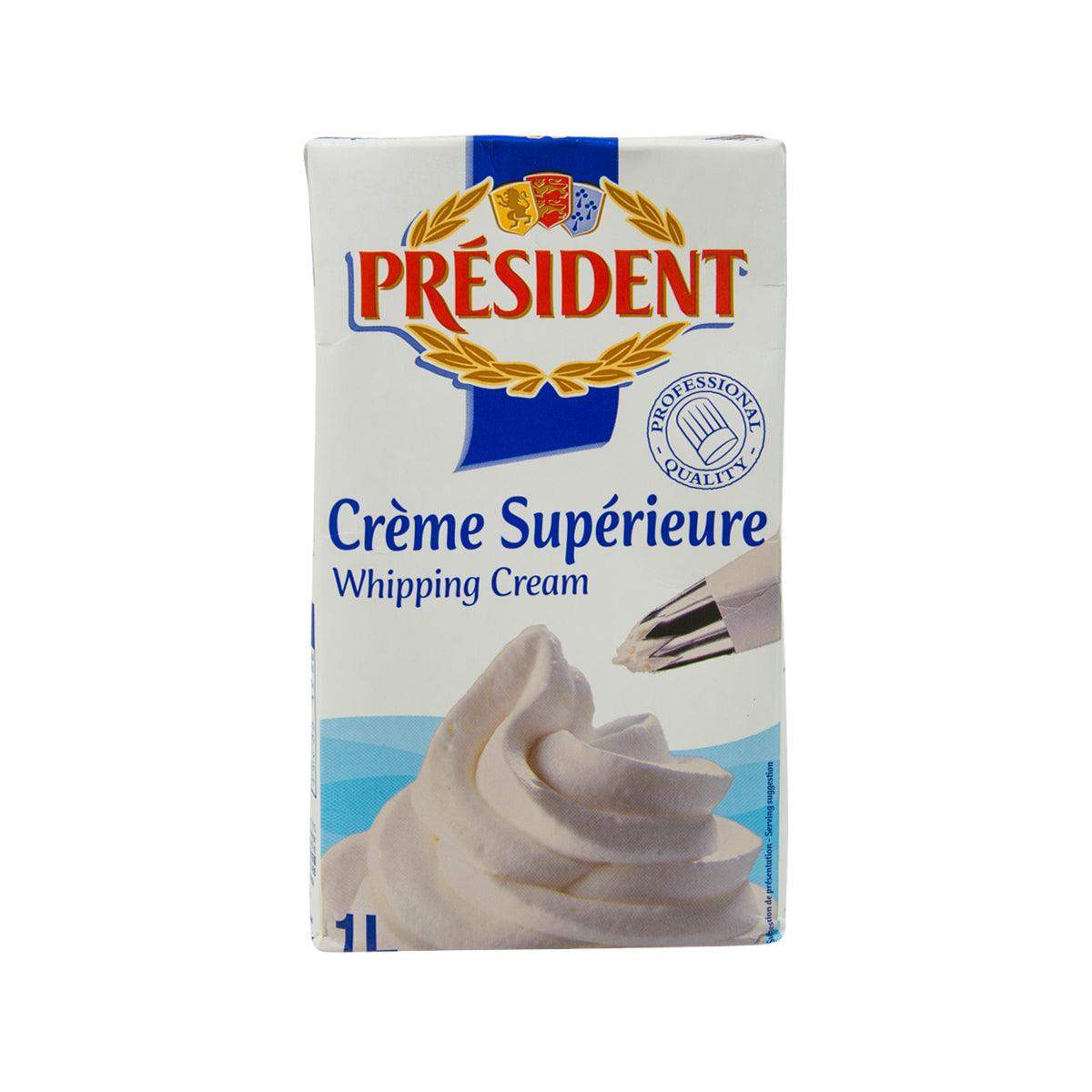 PRESIDENT UHT Whipping Cream (1L)