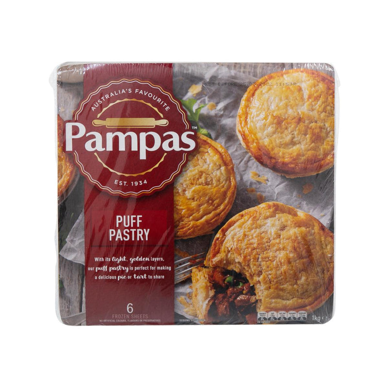PAMPAS Ready Rolled Puff Pastry  (1kg)
