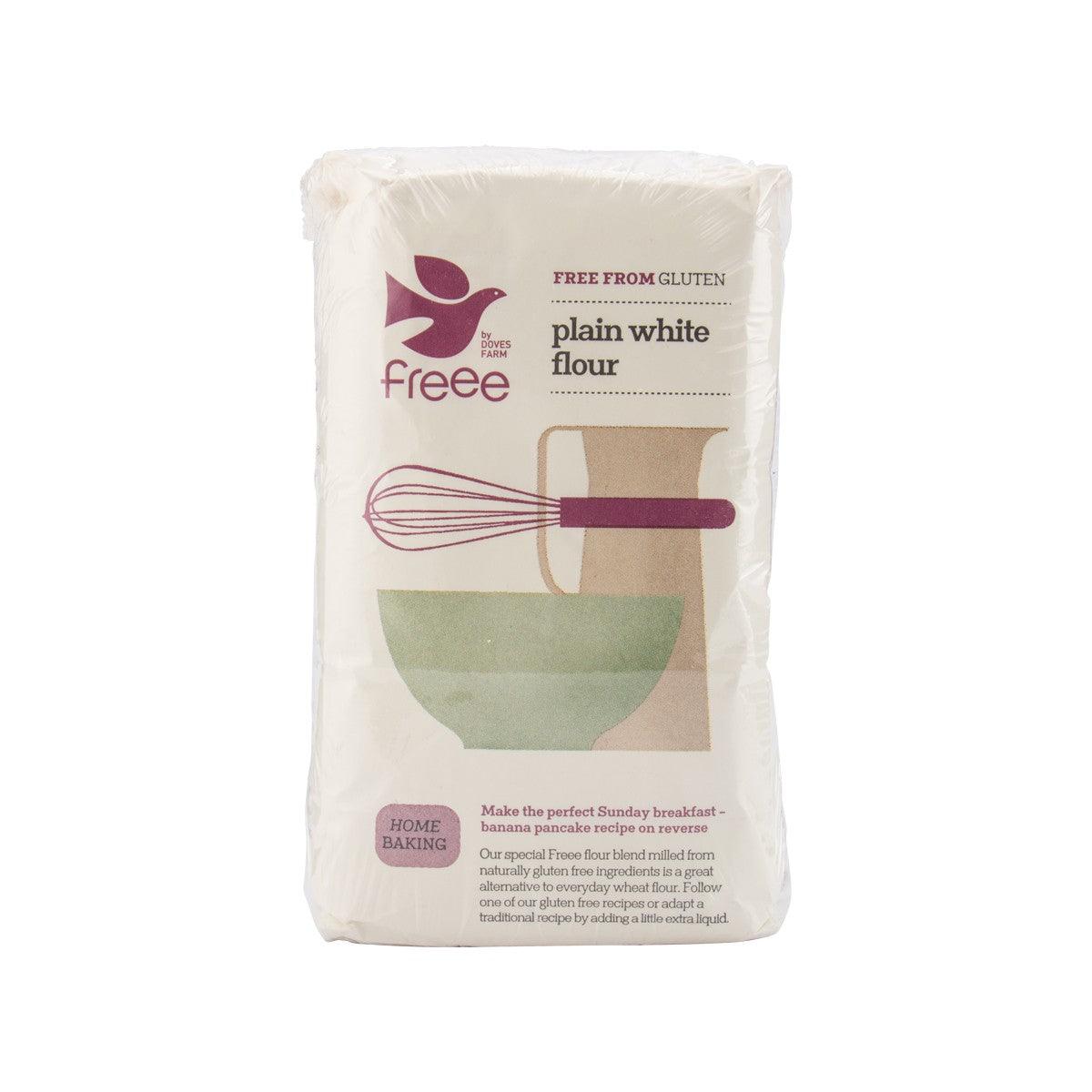 DOVES FARM Freee Gluten Free Plain White Flour Blend (1kg)