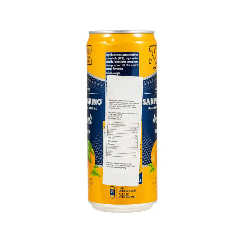 SAN PELLEGRINO Sparkling Orange Beverage [Can]  (330mL)