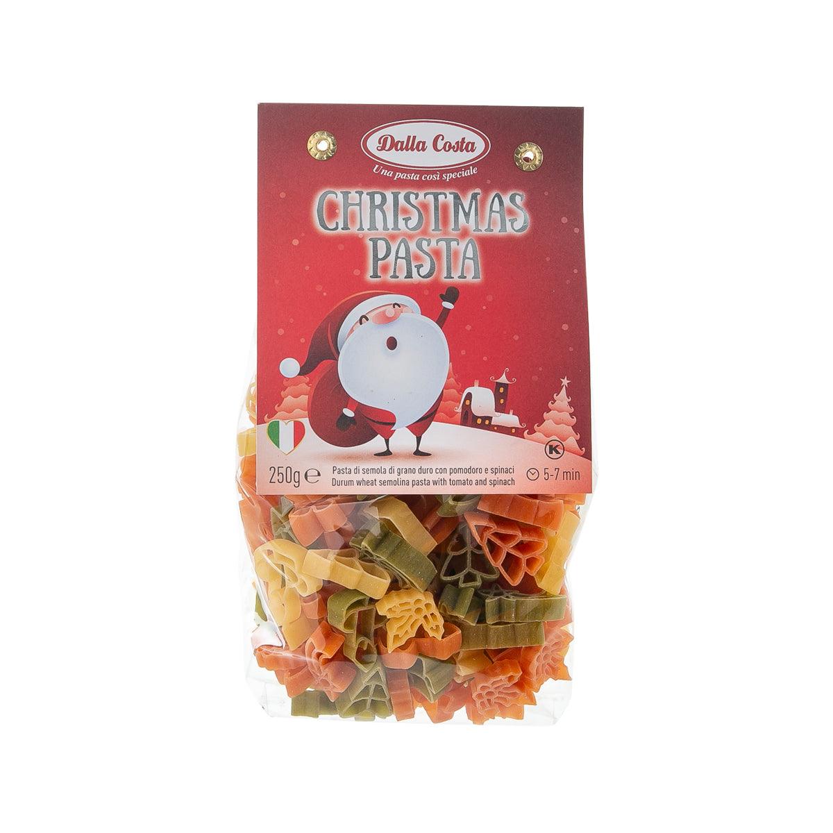 DALLA COSTA Christmas Pasta with Tomato and Spinach (250g)