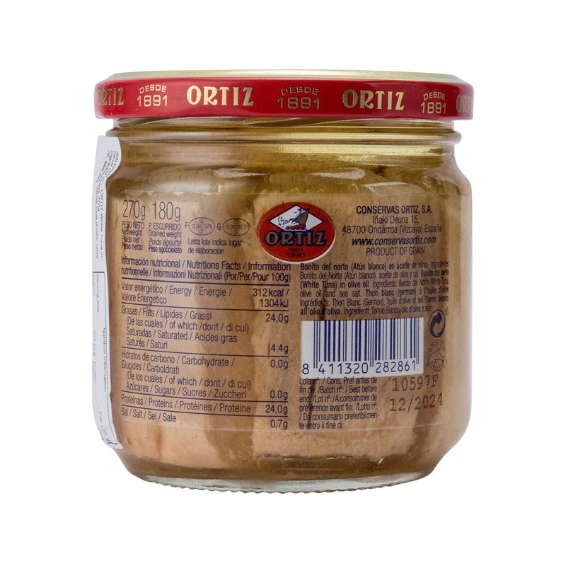 ORTIZ White Tuna in Olive Oil  (270g)