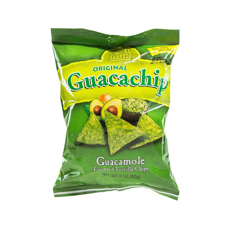 EL SABROSO Original Guacachip - Guacamole Flavored Tortilla Chips  (85g)