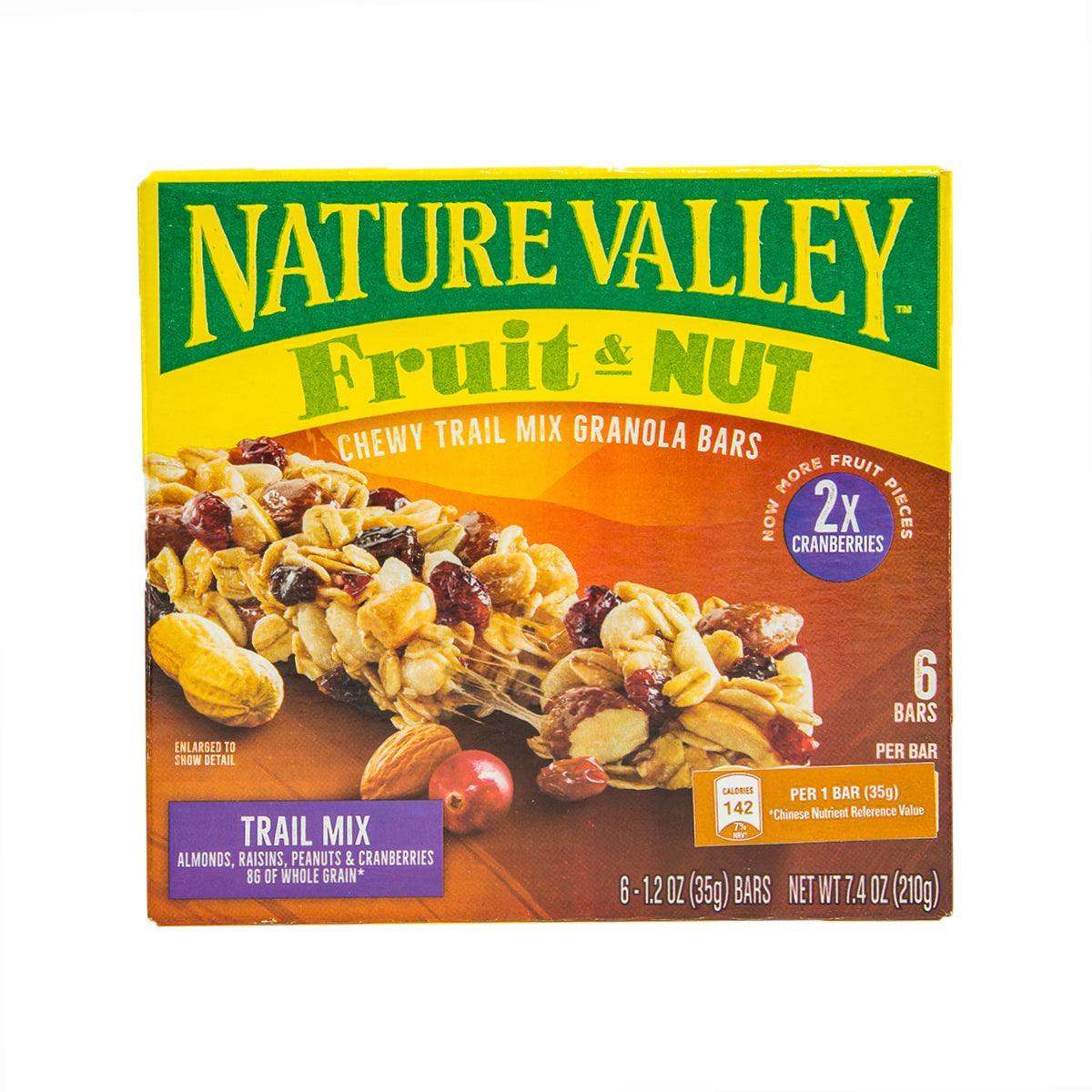 NATURE VALLEY Trail Mix Chewy Granola Bars - Fruit & Nut (210g)