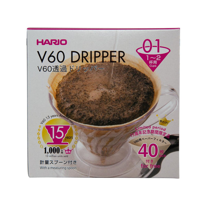 HARIO Coffee Dripper V60 01 Clear