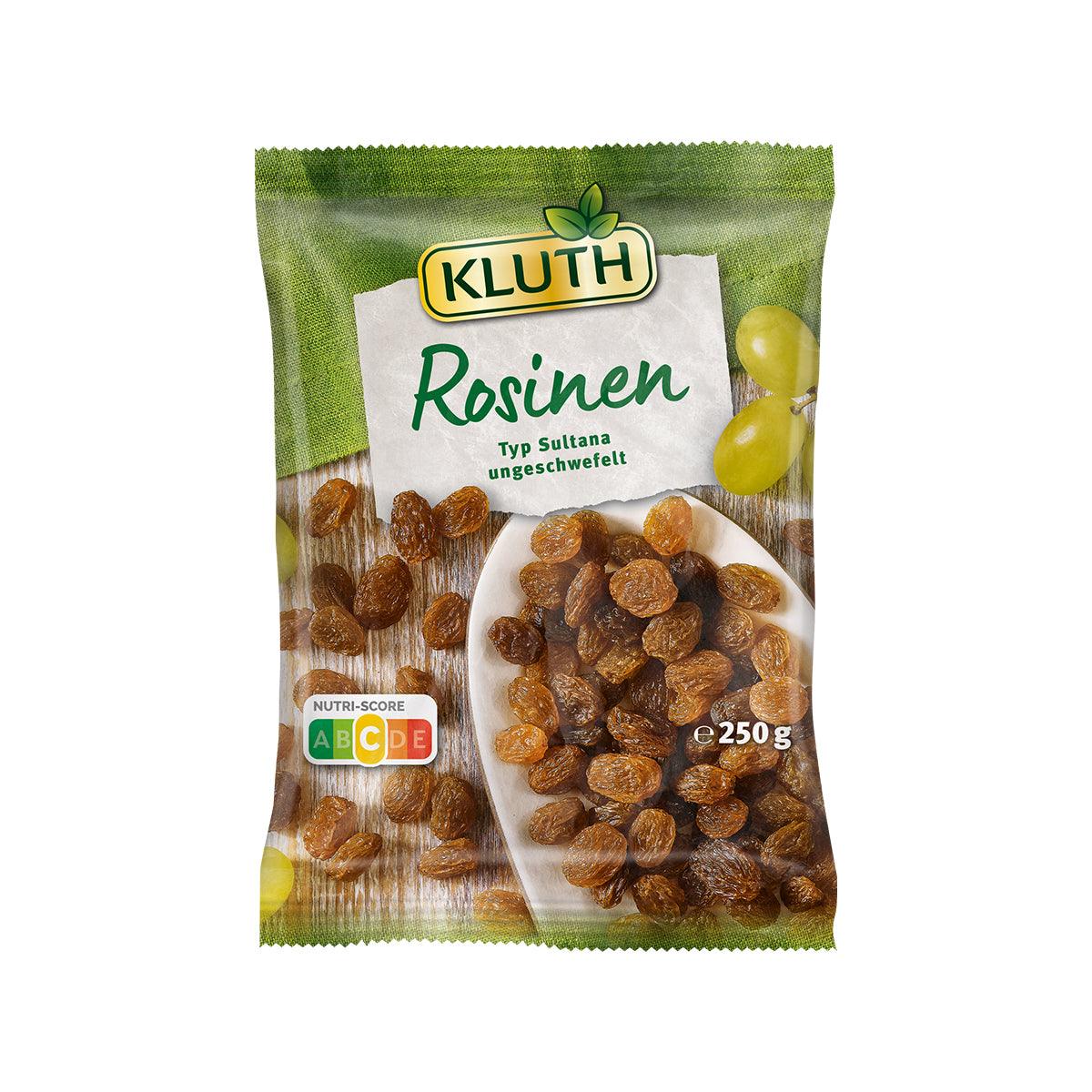 KLUTH Raw Sultanas, Light, Unsulphured (250g)