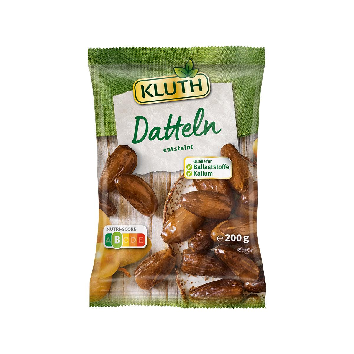KLUTH Raw Dates, Dried Pitted Extra Large (200g)
