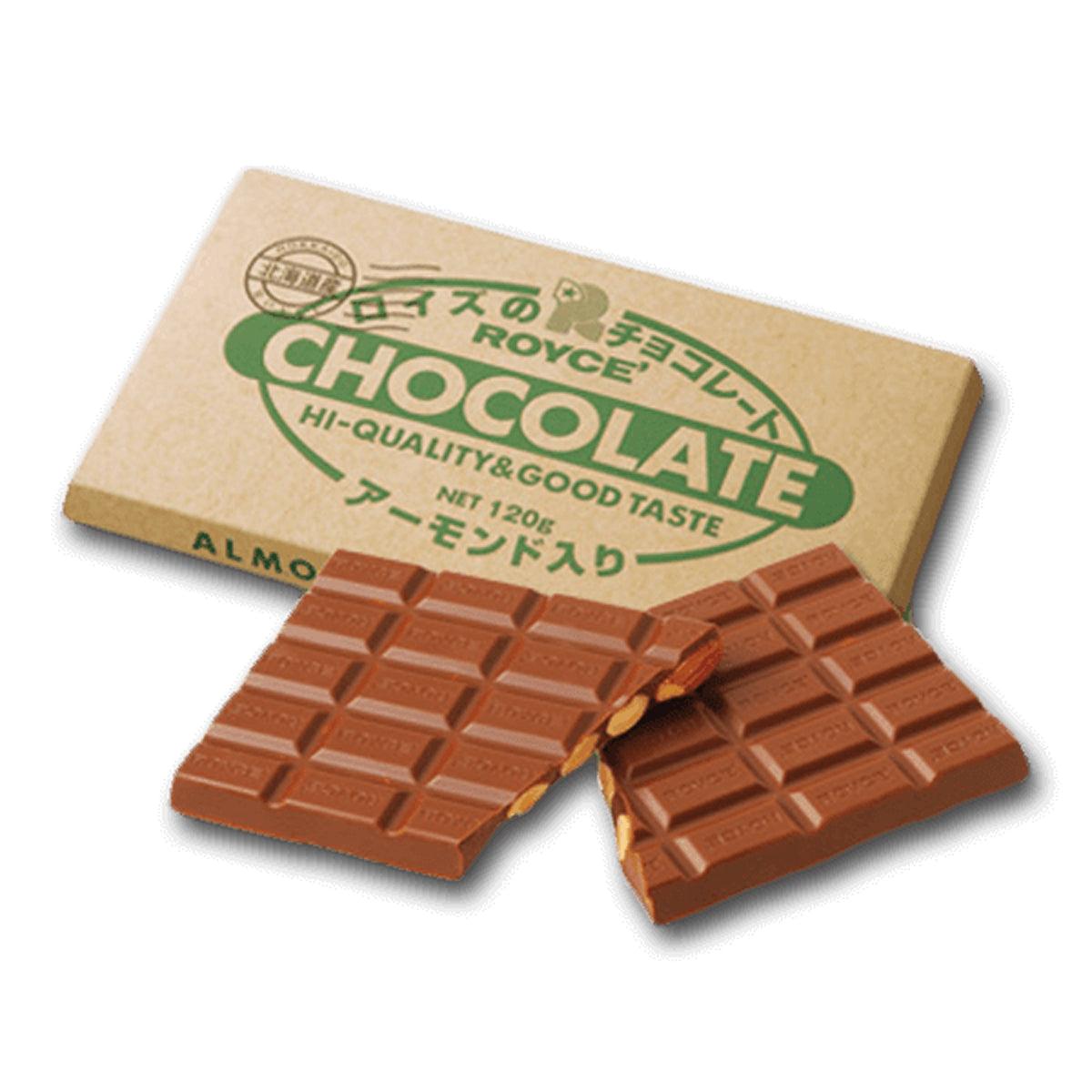 ROYCE' Chocolate Bar - Almond (120g)