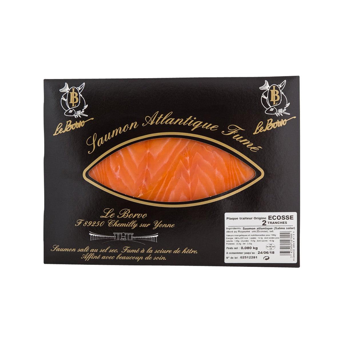 LE BORVO Sliced Smoked Atlantic Salmon (80g)