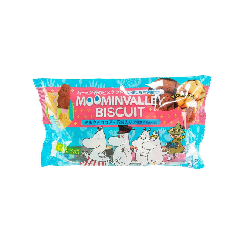 HOKURIKU Moominvalley Biscuits - Milk & Cocoa  (120g)