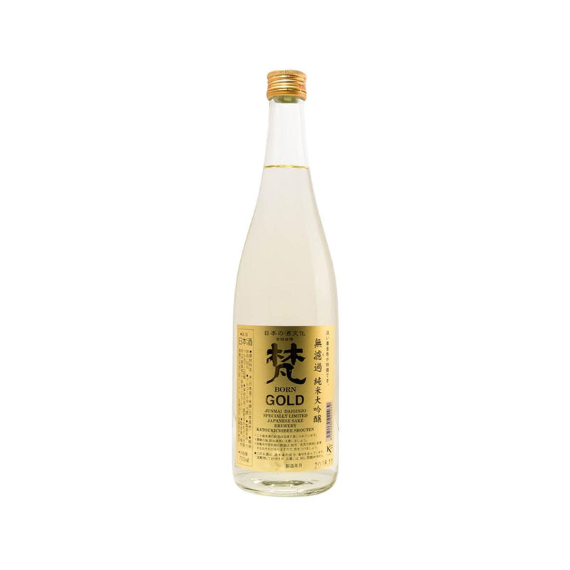 Premium Japanese Sake Daiginjo Selection -BORN Gold Junmai Daiginjo (720mL)