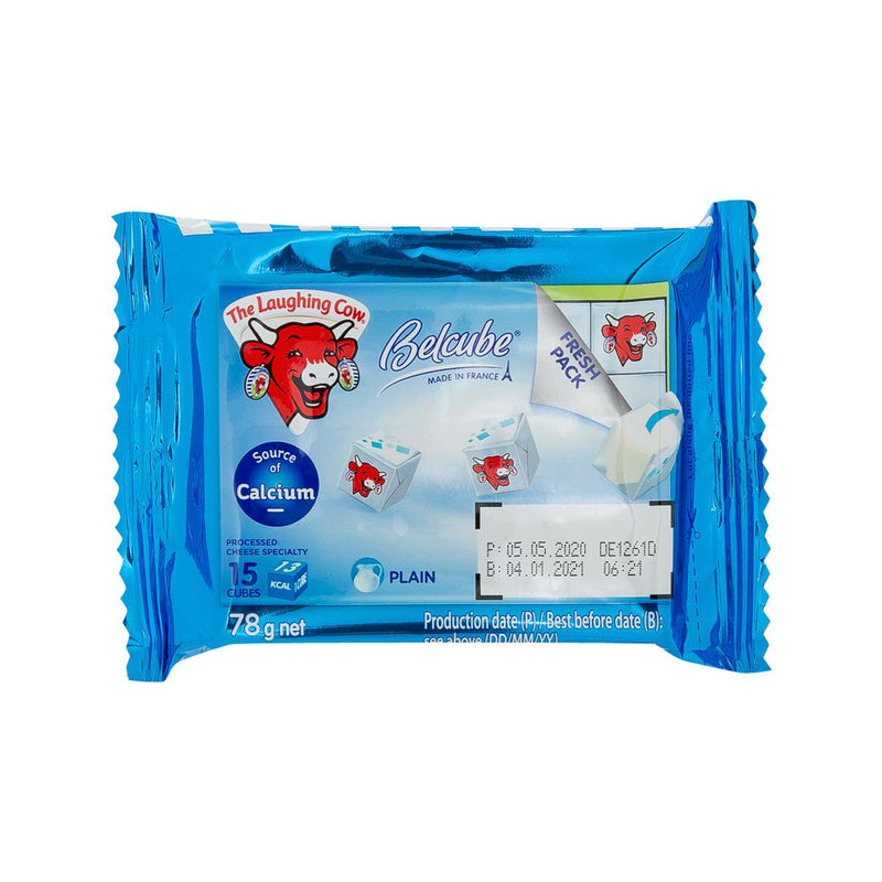 LAUGHING COW Belcube Cheese Spread - Blue 15 Cubes, Plain  (78g)