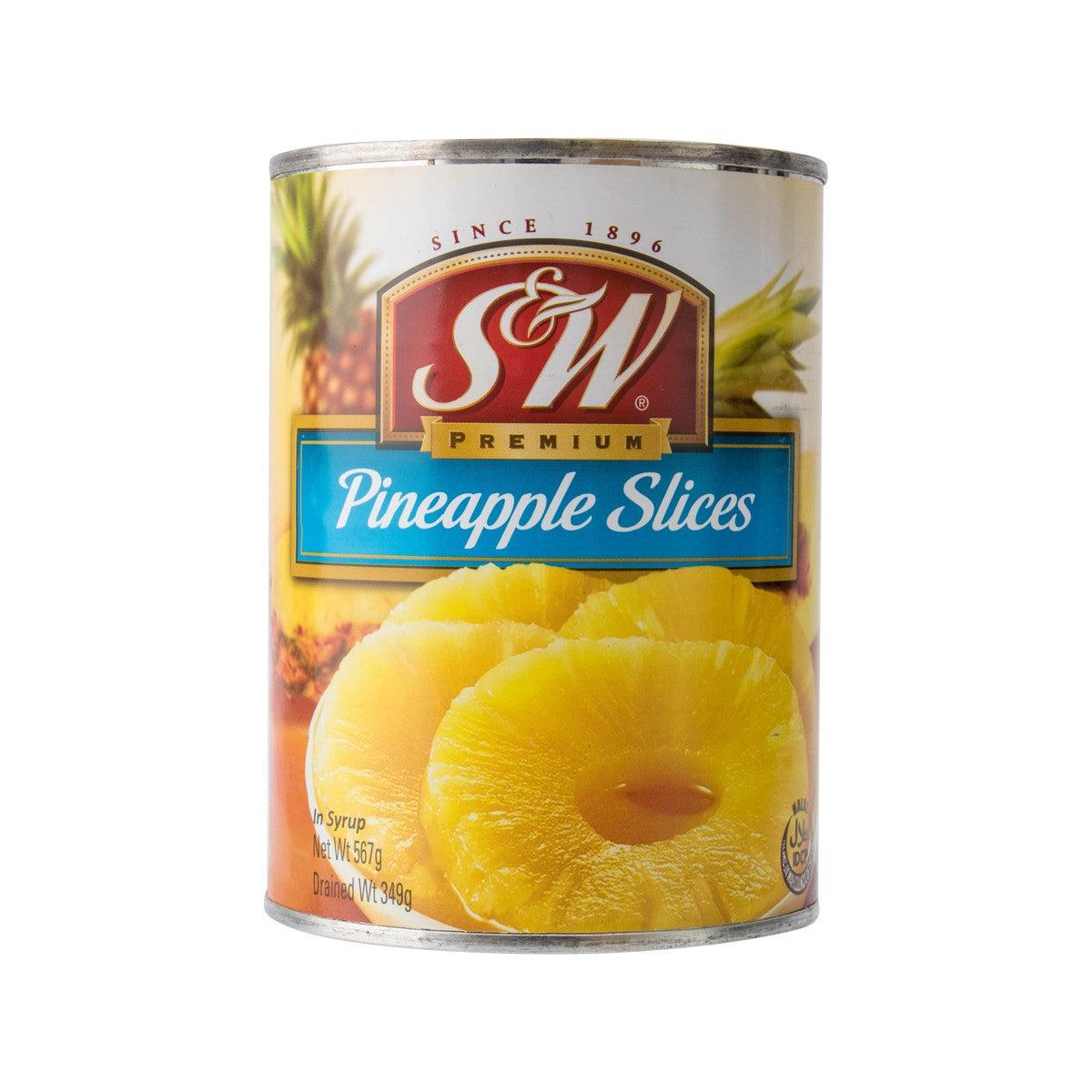 S&W Pineapple Slices In Syrup (567g)