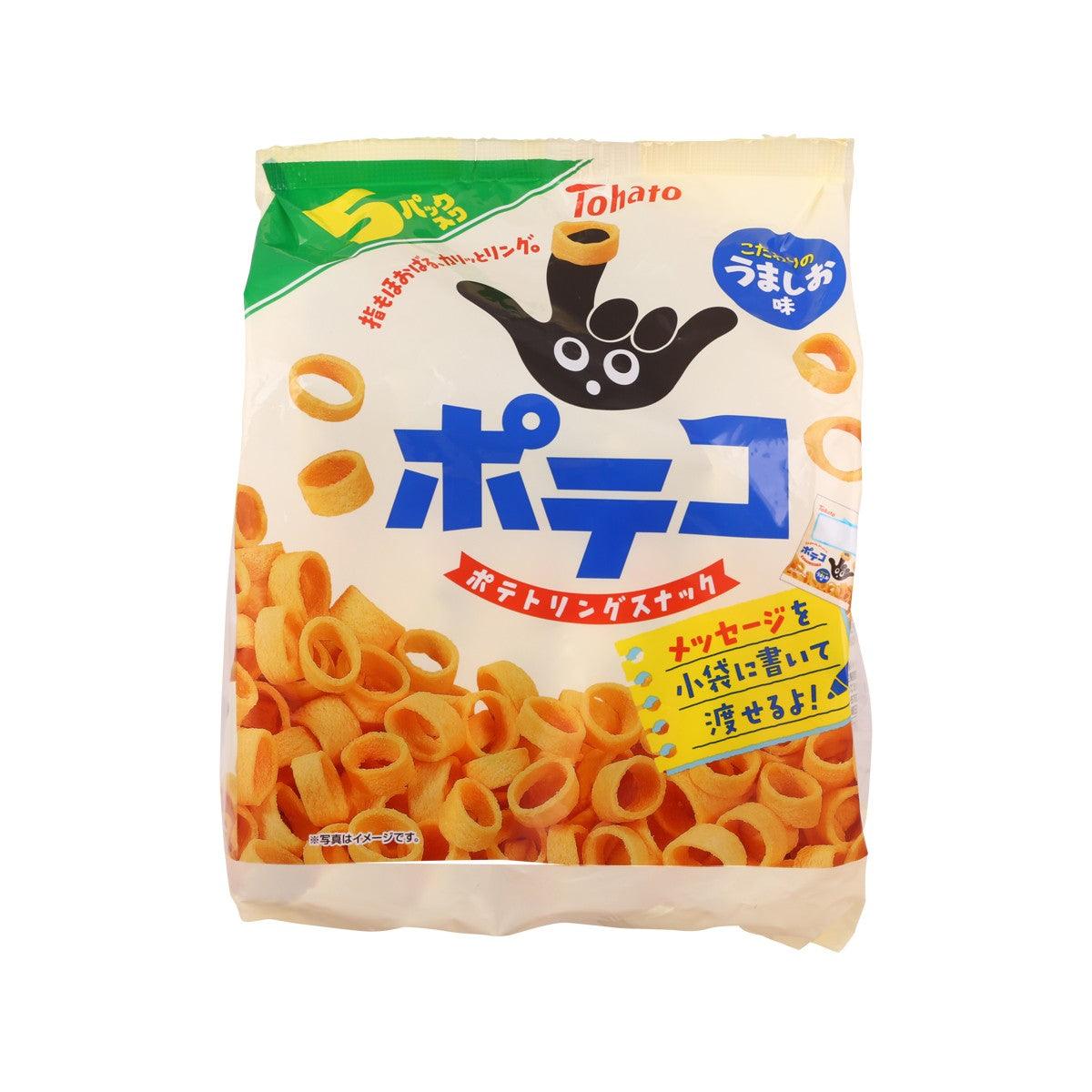 TOHATO Poteko Potato Ring Snack - Lightly Salted (5 x 24g) - city'super E-Shop