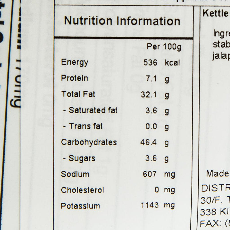 KETTLE Potato Chips - Jalapeno  (141g)