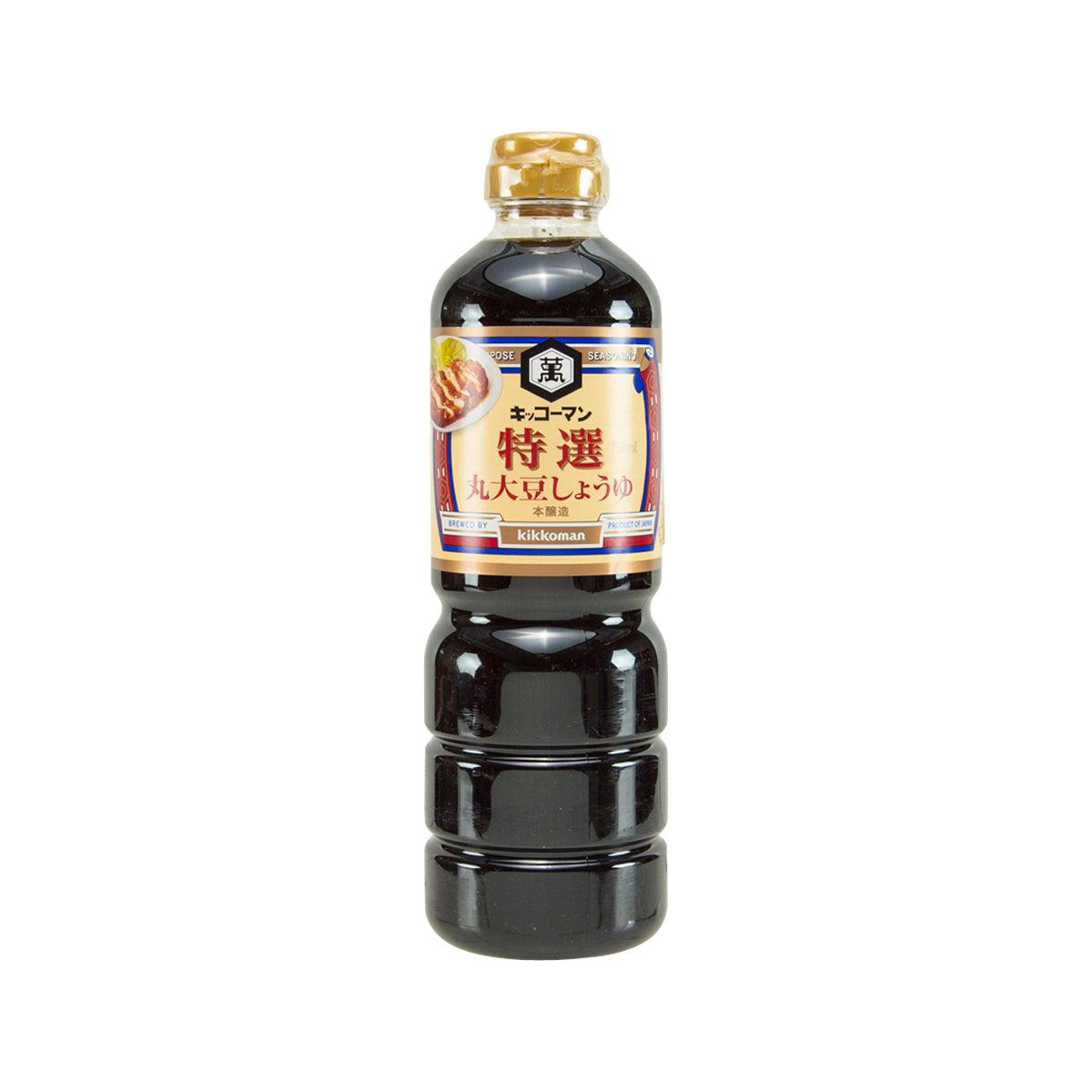 KIKKOMAN Premium Whole Soybeans Soy Sauce (750mL)