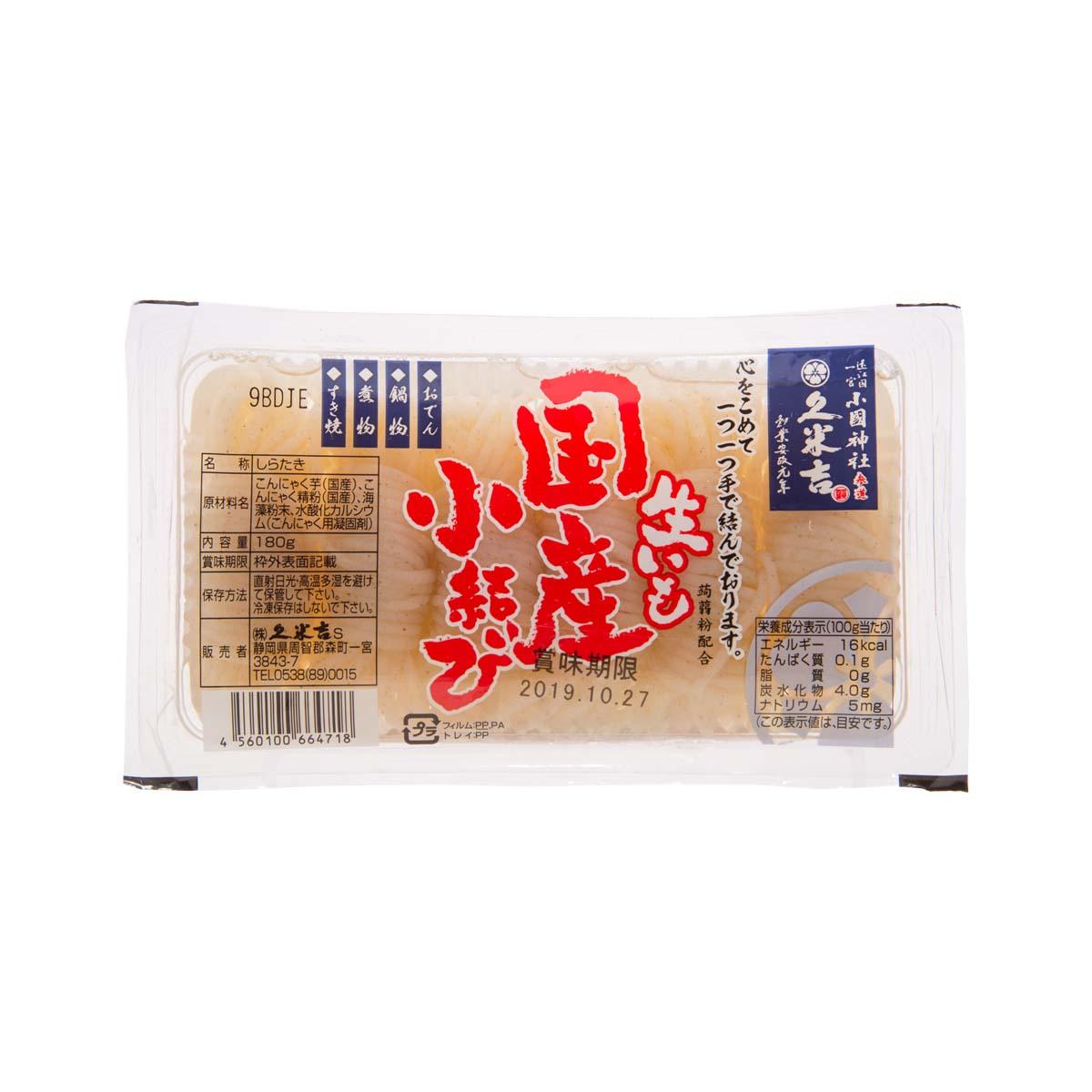 久米吉 日本產 蒟蒻絲 (180g)