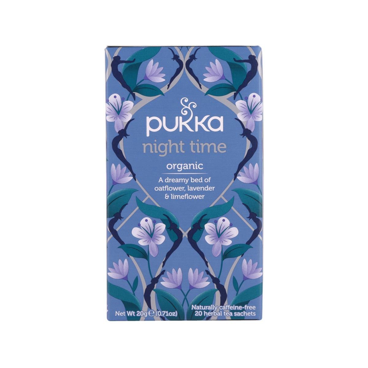 PUKKA Night Time - Organic Oat Flower, Lavender & Limeflower Tea Bags (20g)