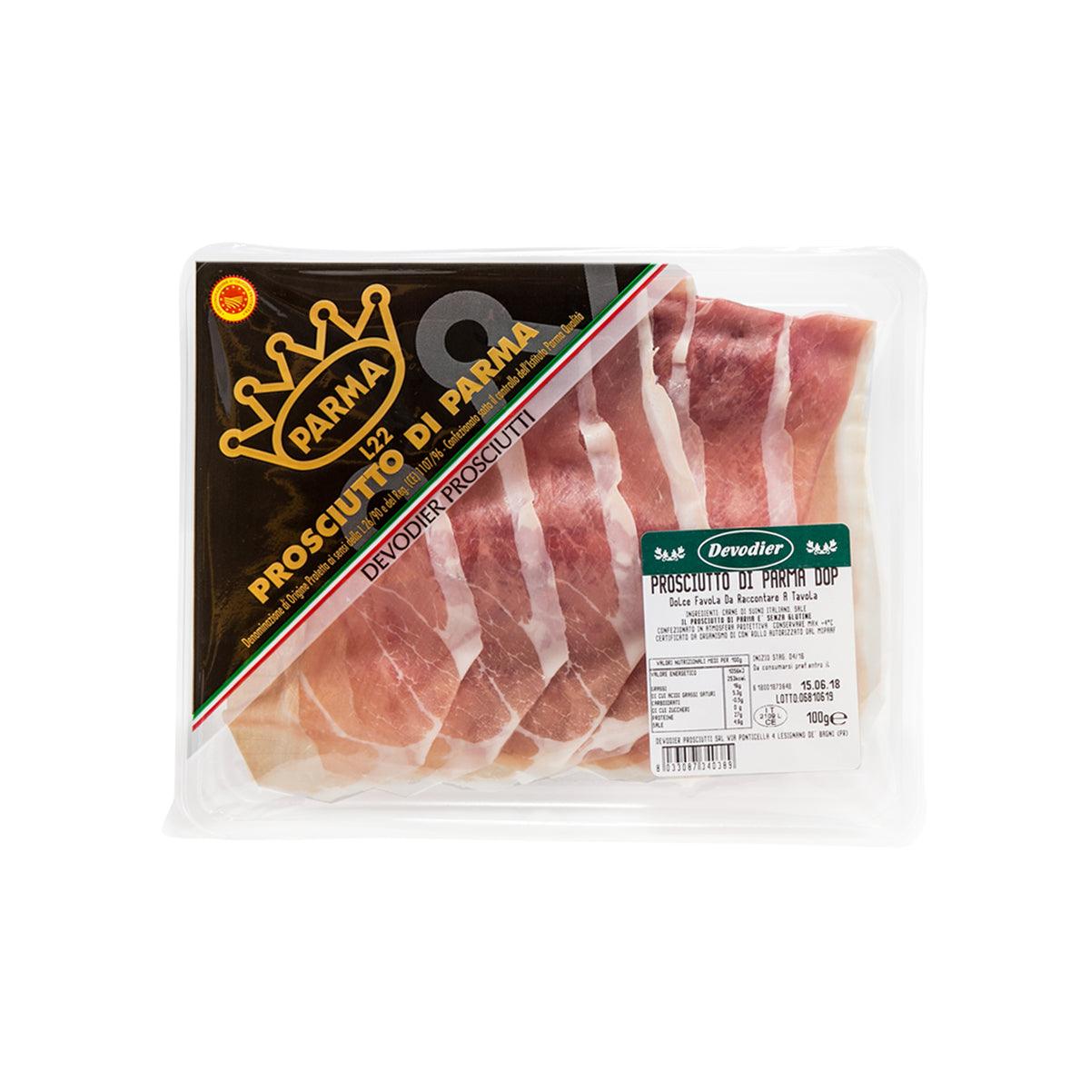 DEVODIER Prosciutto di Parma DOP Ham (100g)