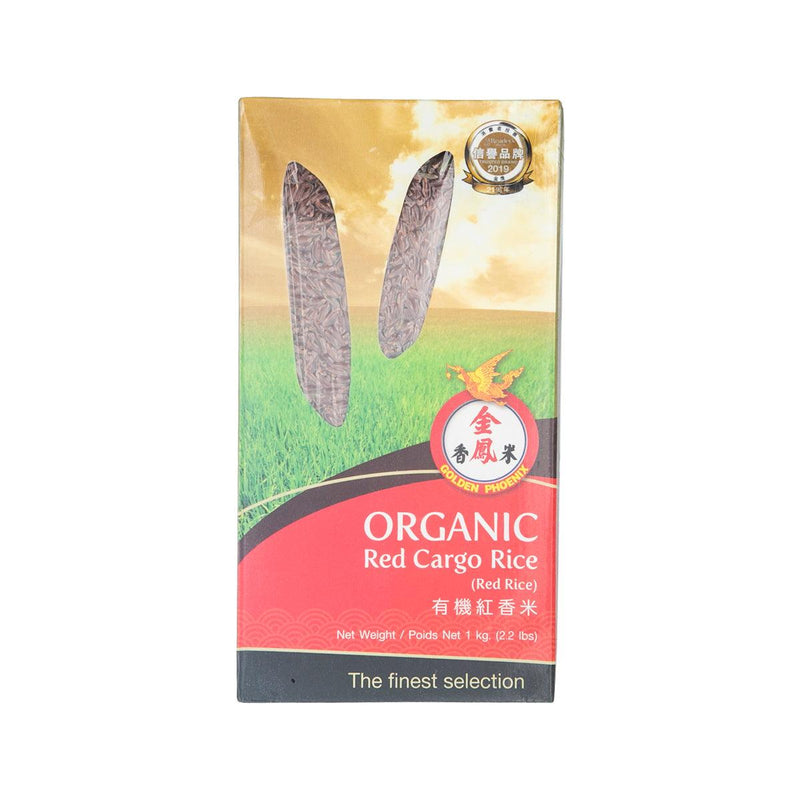 GOLDEN PHOENIX Organic Red Jasmine Rice  (1kg)