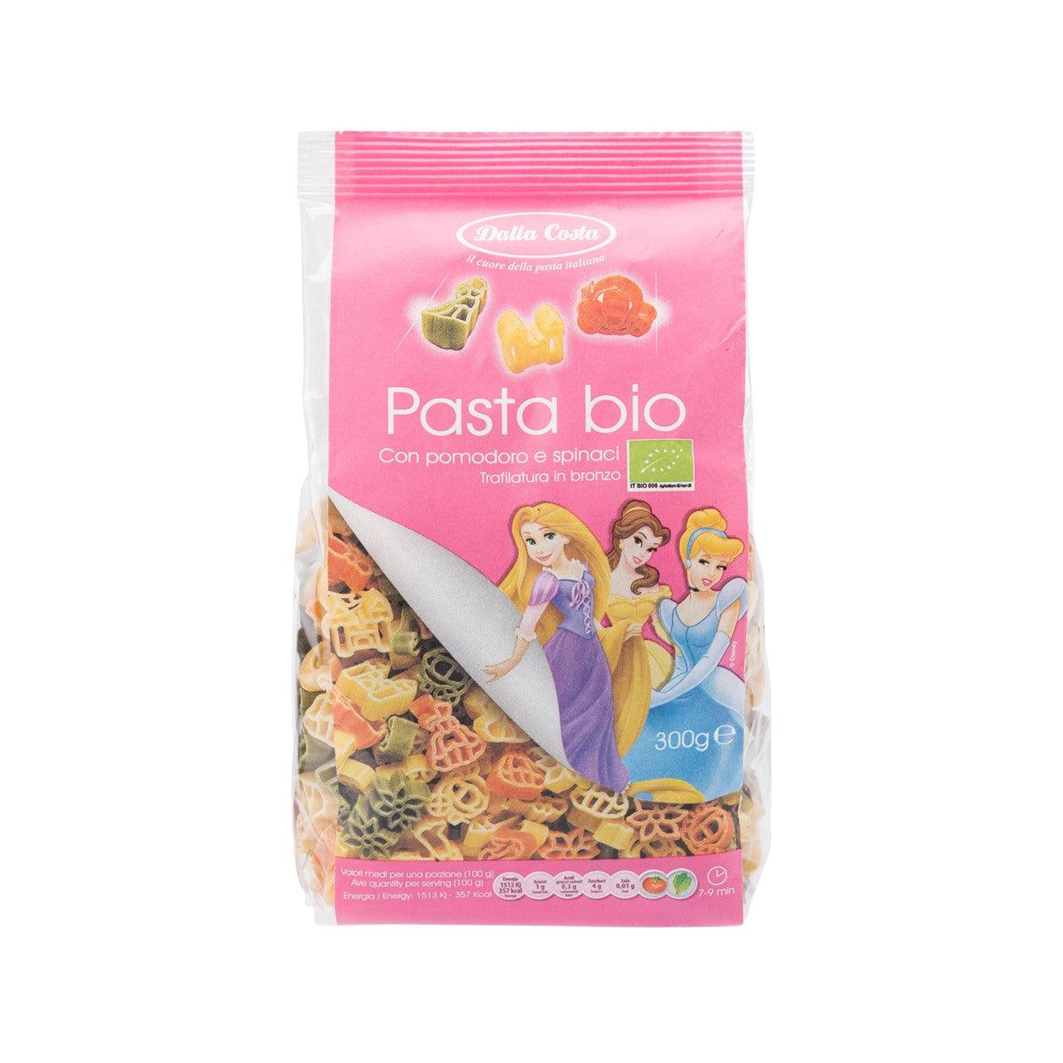 DALLA COSTA Organic Pasta with Tomato and Spinach - Disney Princess (300g)