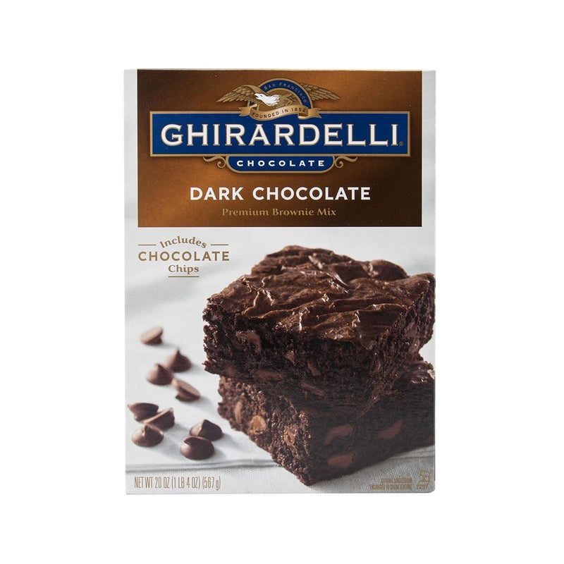 GHIRARDELLI Dark Chocolate Premium Brownie Mix  (567g)
