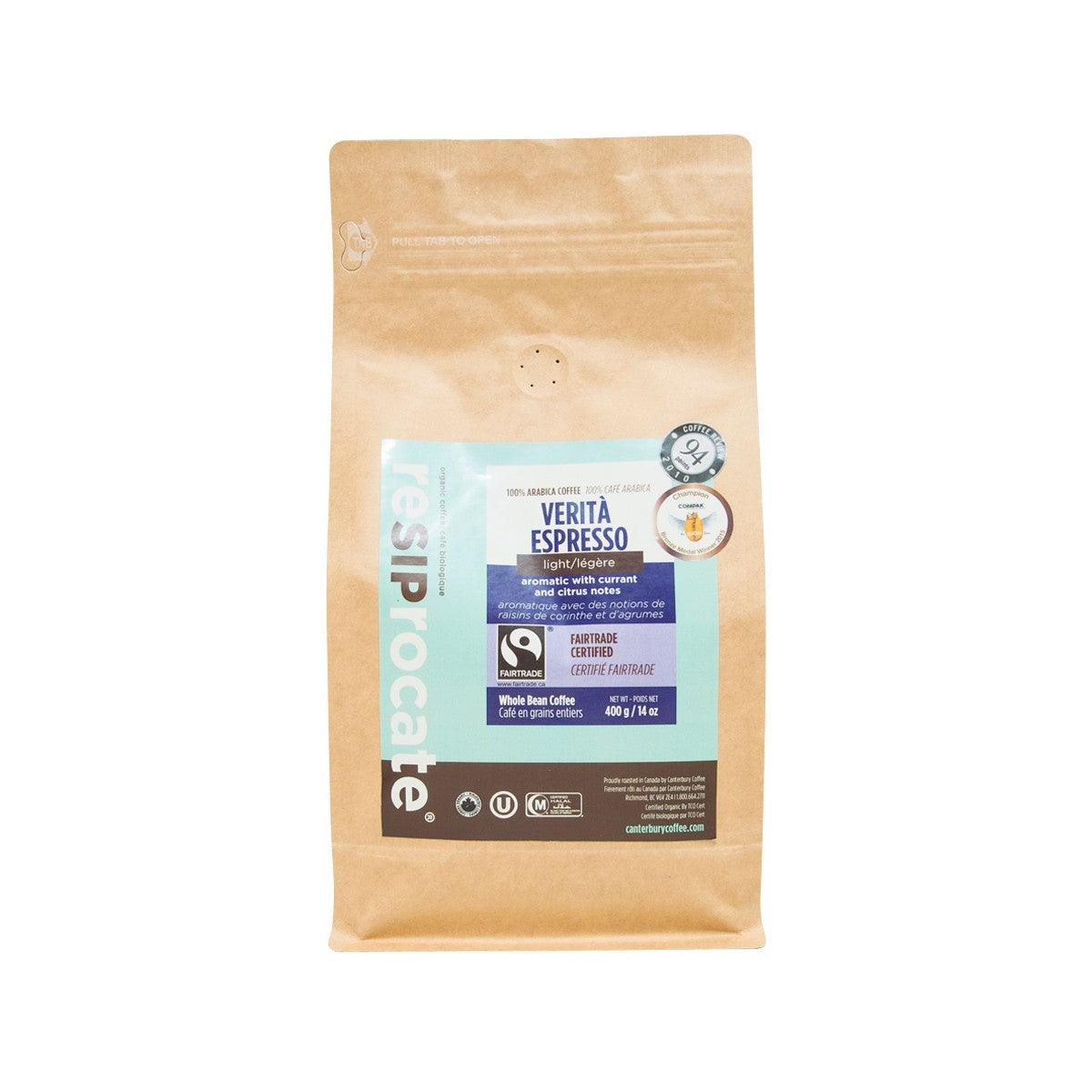 RESIPROCATE 有機意式特濃咖啡豆 (400g)