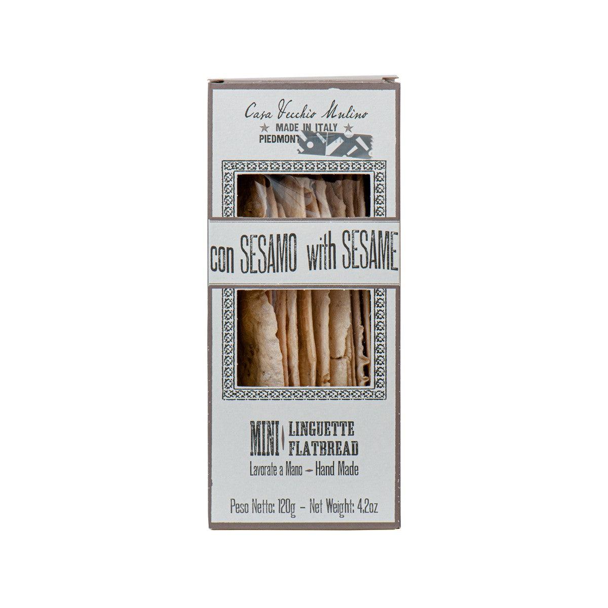 CASA VECCHIO MULINO Mini Linguette Flatbread - Sesame (120g)