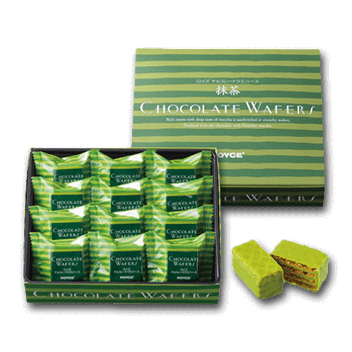 ROYCE' Chocolate Wafers - Matcha Cream (12pcs)