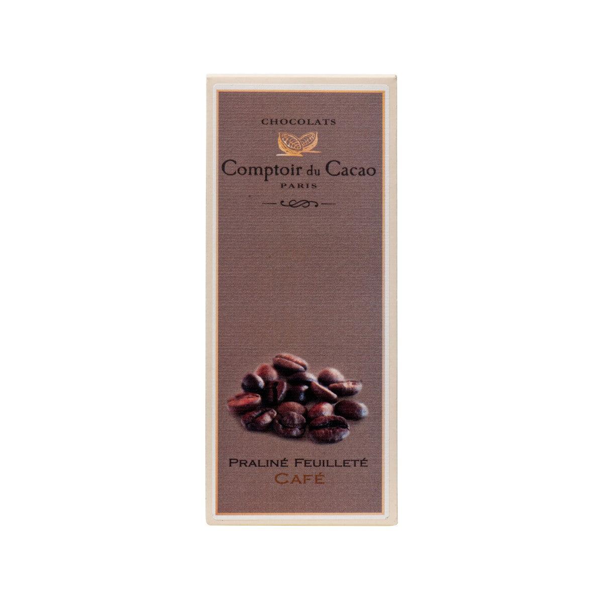 COMPTOIR DU CACAO Coffee Praline Dark Chocolate (80g)