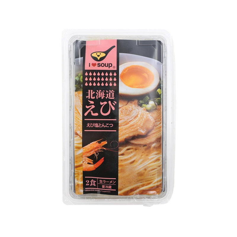 NAMTIEN SEIMEN Shrimp & Salt Flavour Porkbone Soup Ramen Noodles  (2 x 177g)