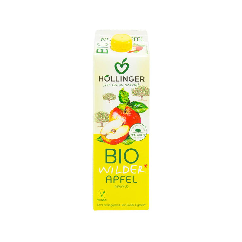 HOLLINGER 100% Organic Wild Apple Juice  (1L)