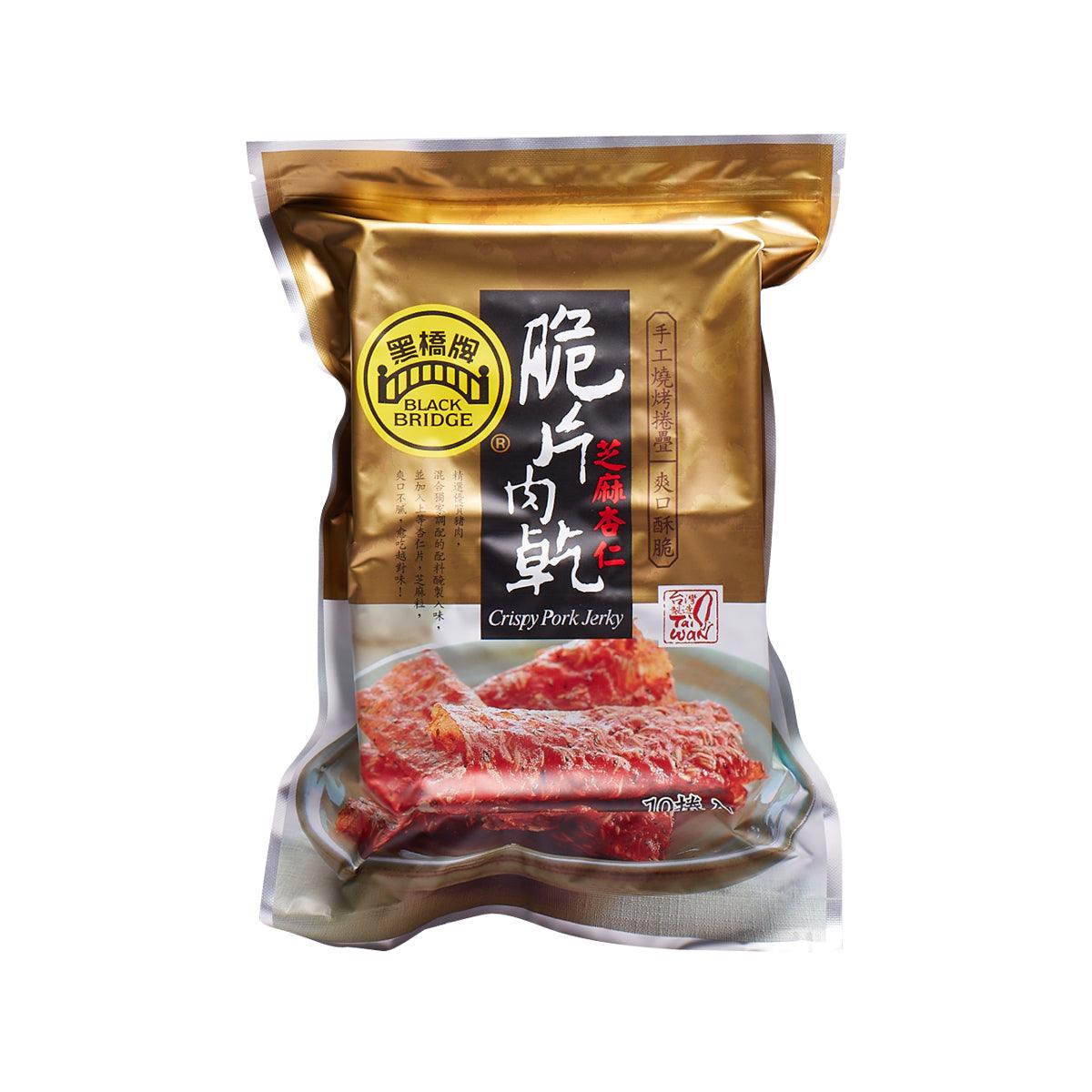 BLACK BRIDGE Crisp Pork Jerky with Almond and Sesame (10pcs)