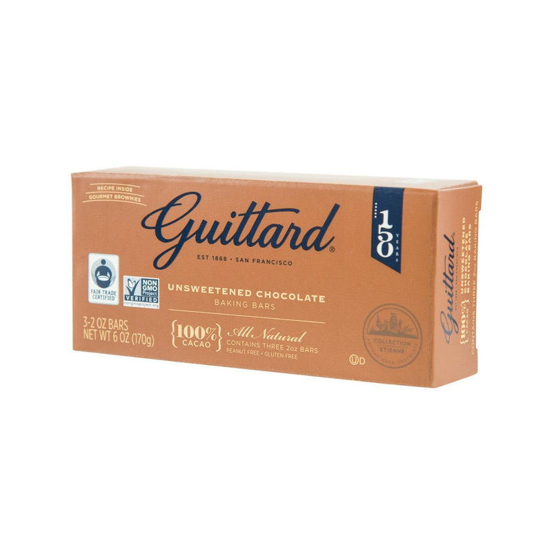 GUITTARD 無加糖朱古力 (100%可可)  (170g)