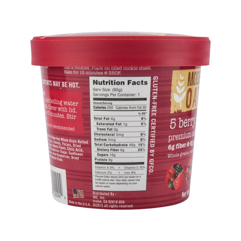 MODERN OATS 5 Berry Oatmeal  (65g)