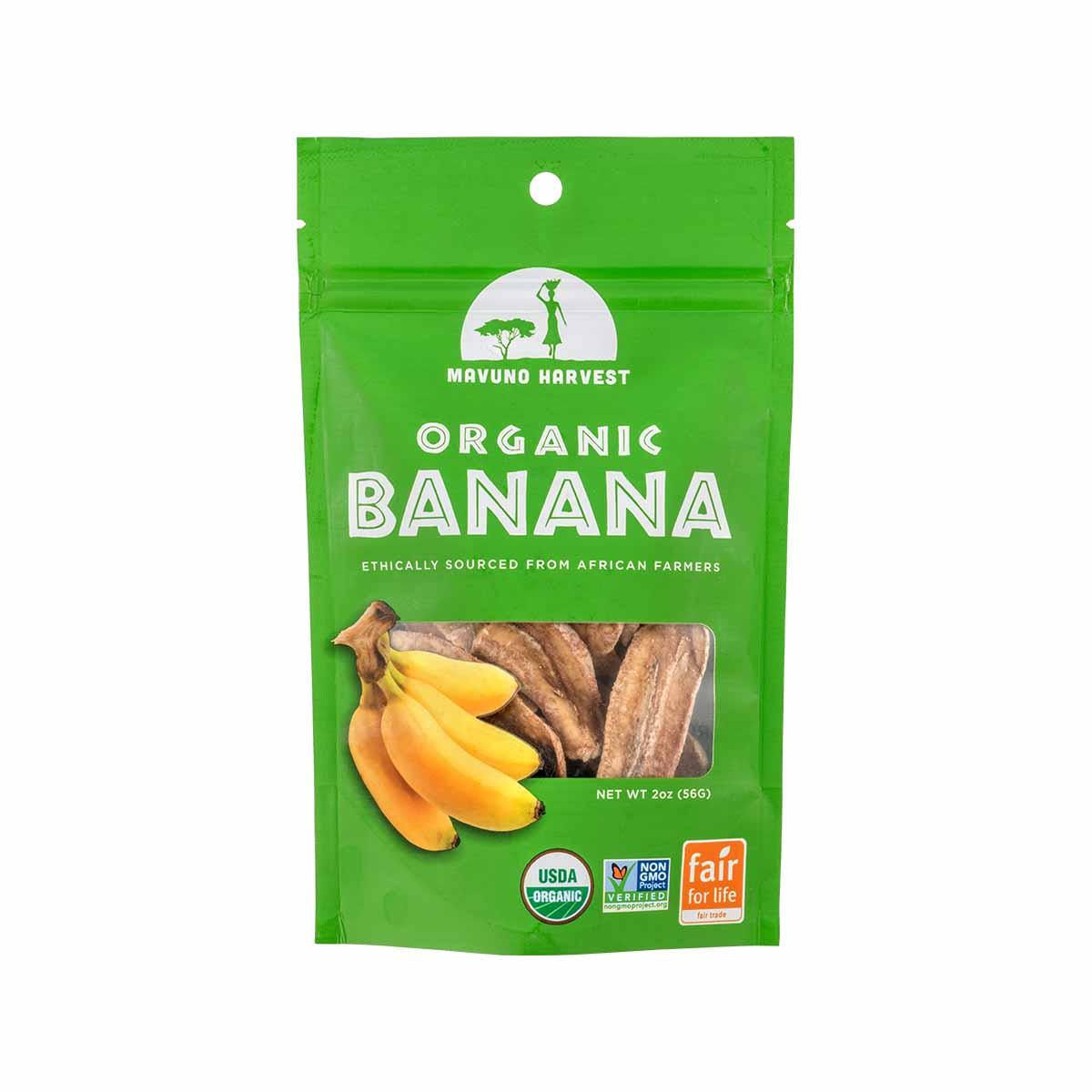 MAVUNO HARVEST Organic Dried Banana (56g)