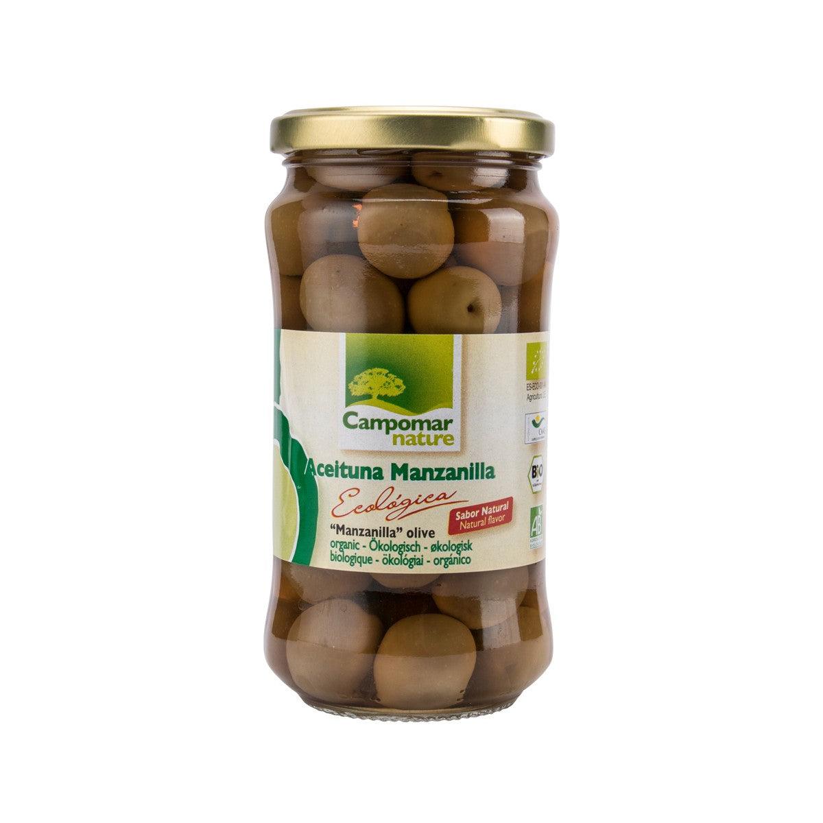 CAMPOMAR Organic Manzanilla Olives (350g)