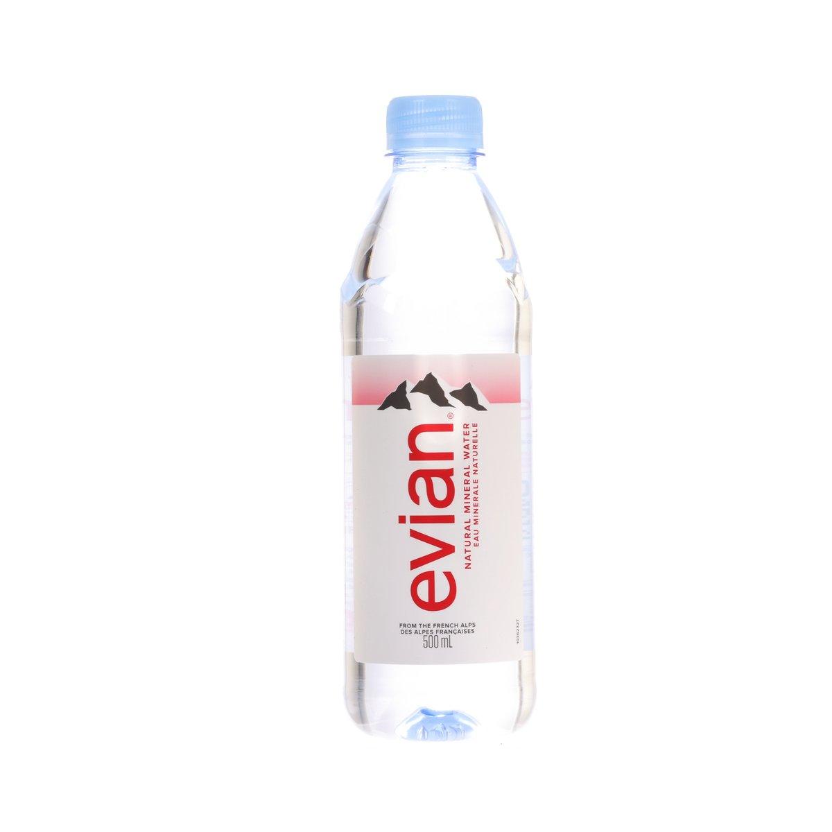 EVIAN Natural Mineral Water (500mL)