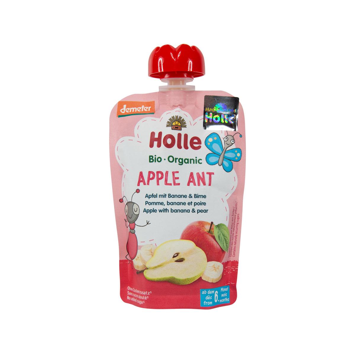 HOLLE 有機唧唧裝蘋果香蕉洋梨蓉 (100g)