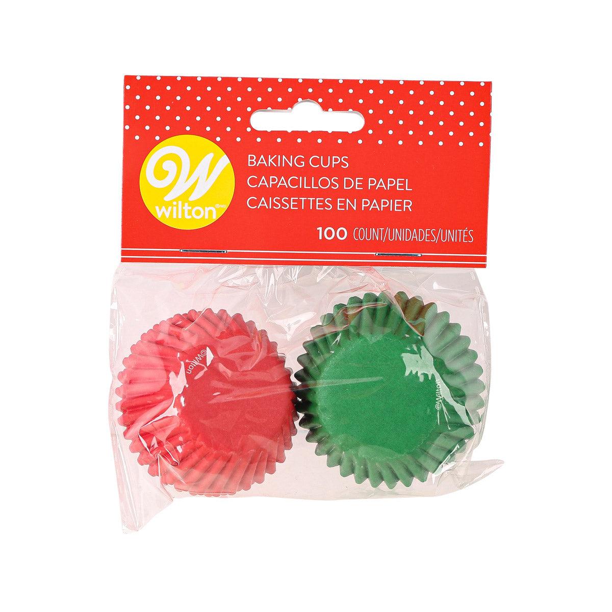 WILTON Backing Cups - Red & Green (100pcs) - city'super E-Shop