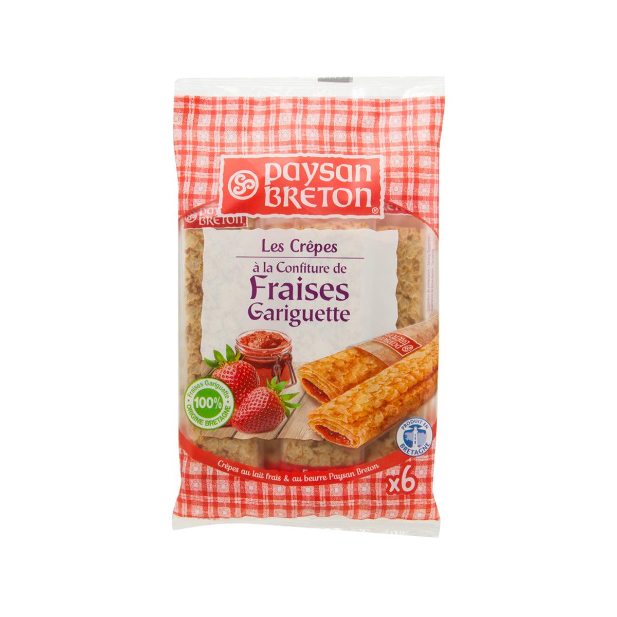 PAYSAN BRETON Crepes Filled with Brittany Gariguette Strawberry Jam (180g)