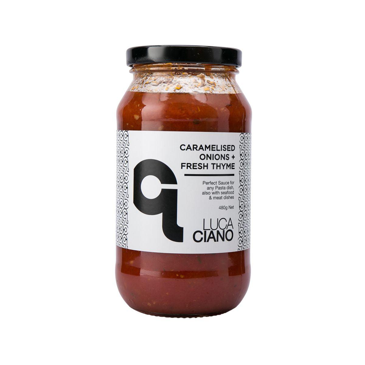 LUCA CIANO Caramelised Onions & Thyme Tomato Sauce (480g)