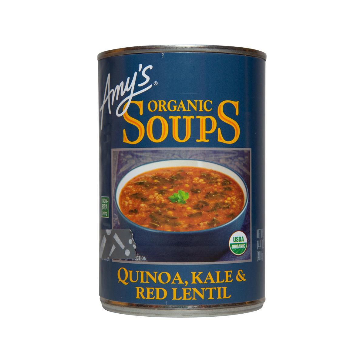 AMY'S KITCHEN Organic Soup - Quinoa, Kale & Red Lentil (408g)