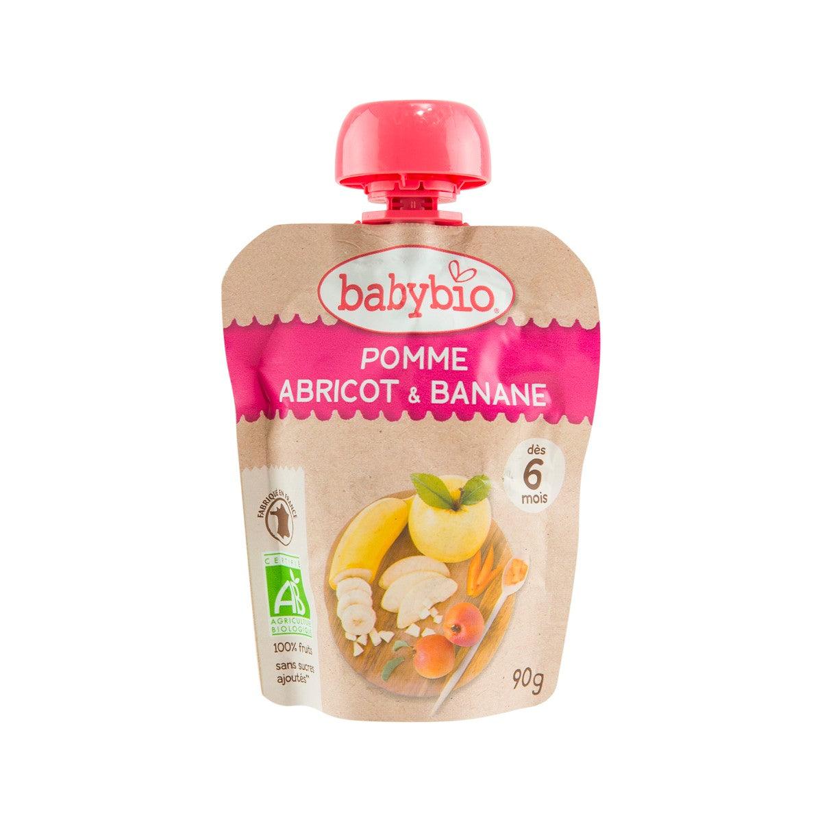 BABYBIO Organic Apple, Apricot, Banana (90g)