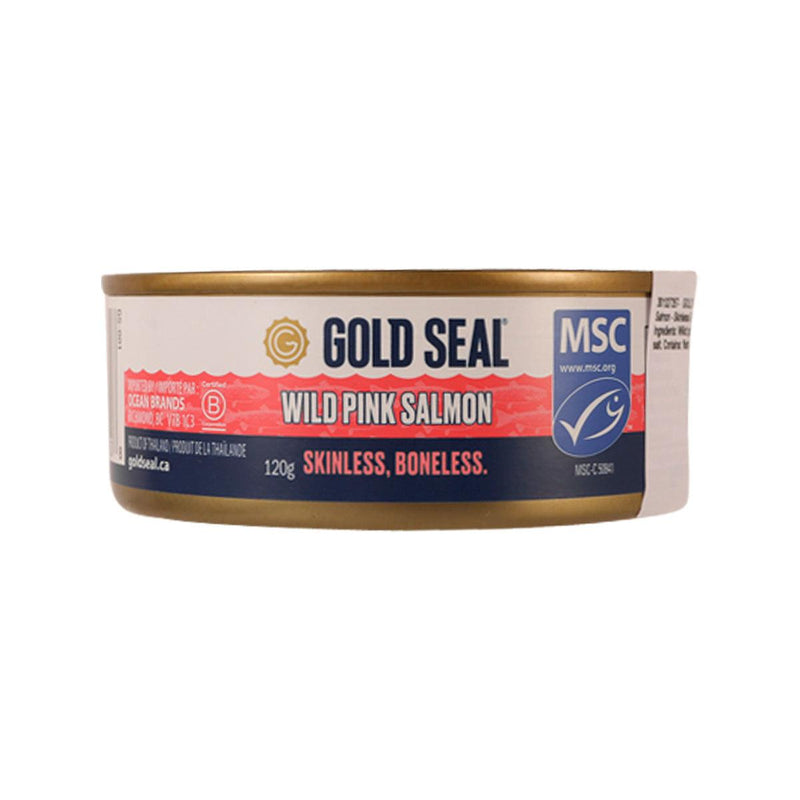 GOLD SEAL Wild Pink Salmon - Skinless & Boneless  (120g)