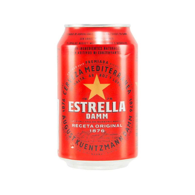ESTRELLA DAMM Mediterranean Beer (Alc. 5.4%)  (330mL)
