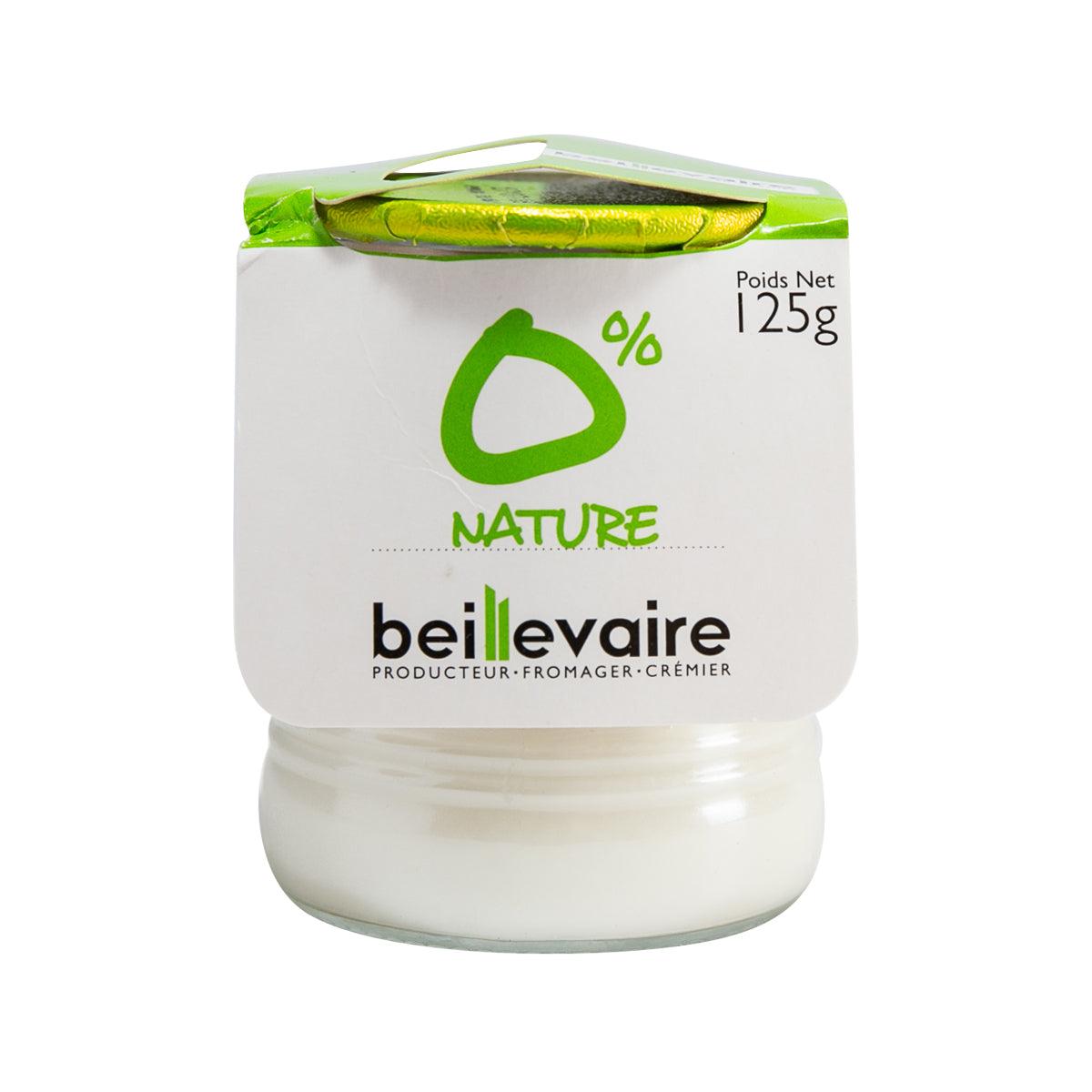BEILLEVAIRE 0% Fat Yogurt - Nature (125g)