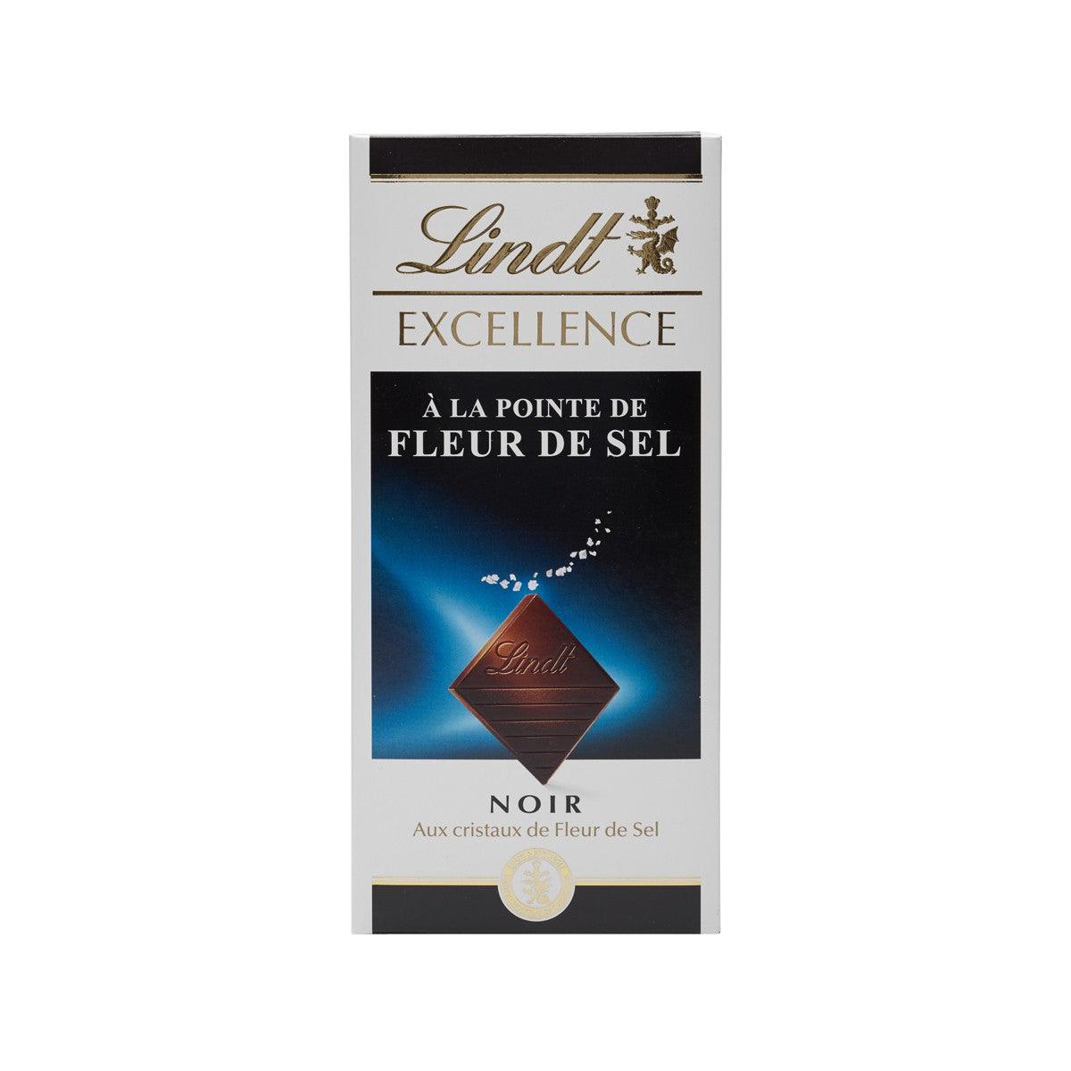 LINDT Excellence Dark Chocolate with Fleur de Sel (100g)