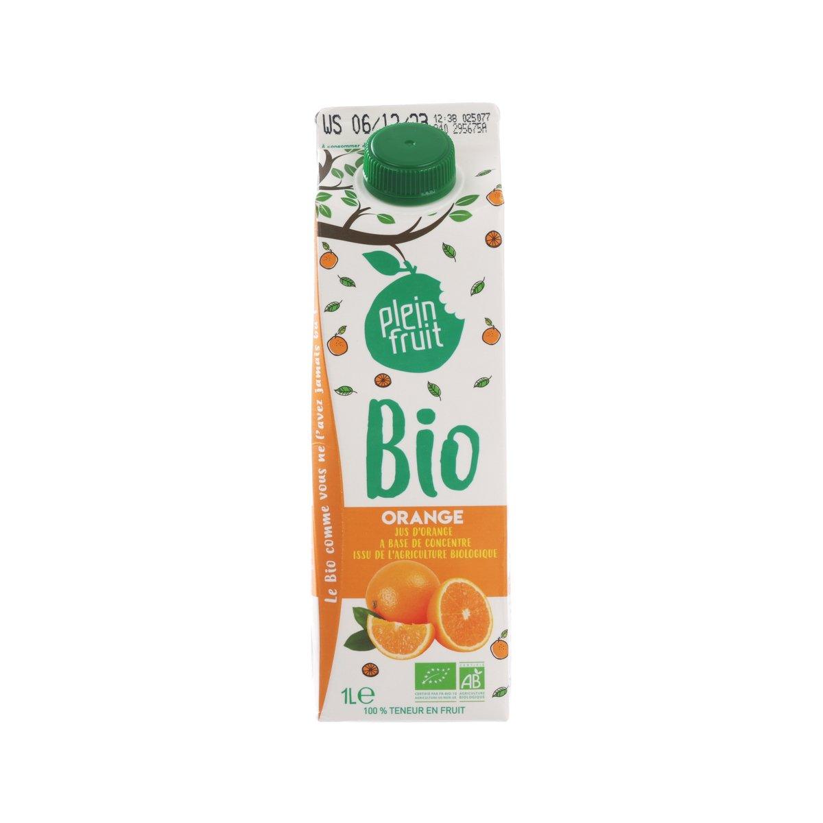 PLEIN FRUIT Organic Orange Juice from Concentrate (1L)